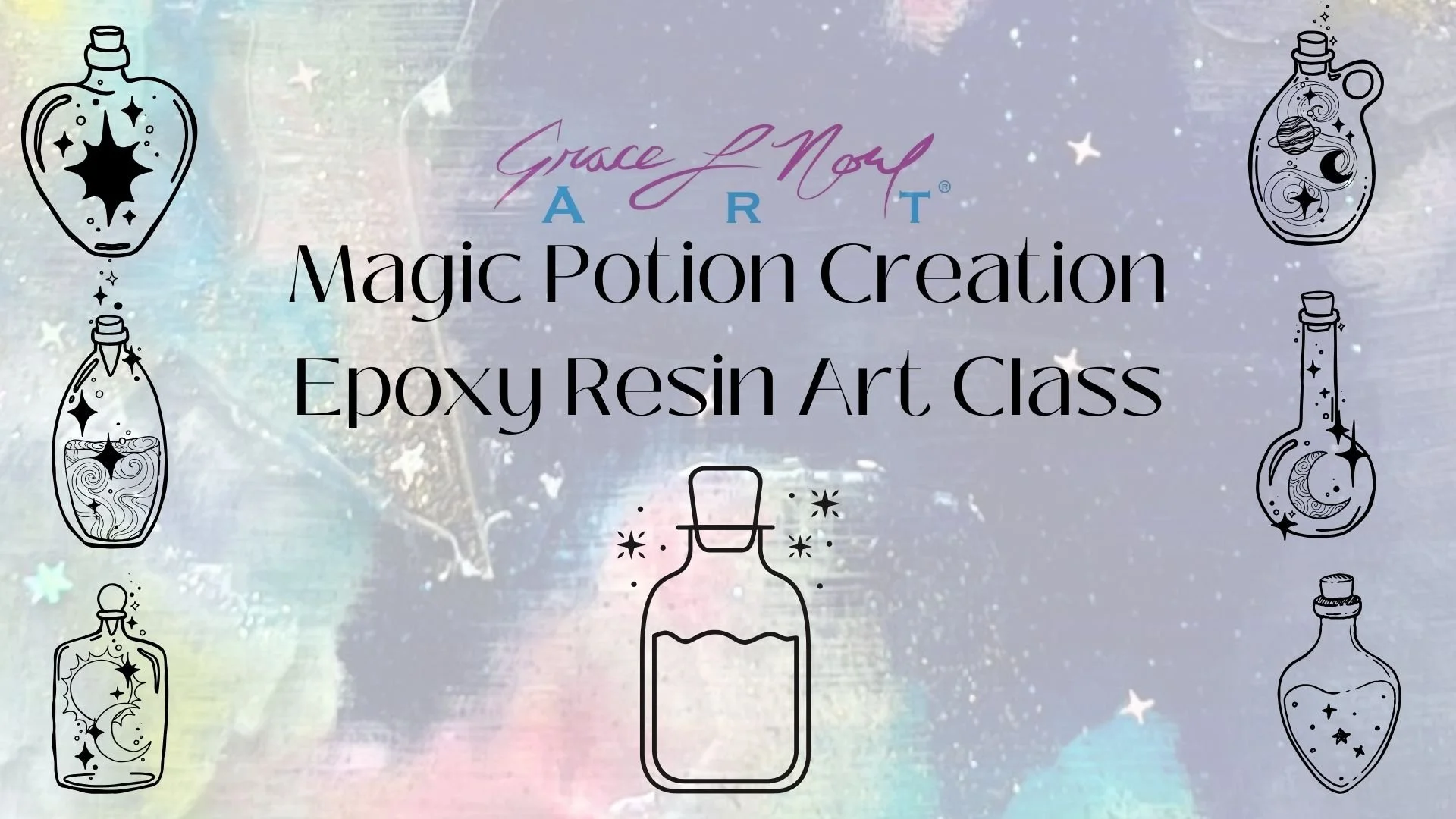 Magic Potion Creation Art Class | Grace Noel Art