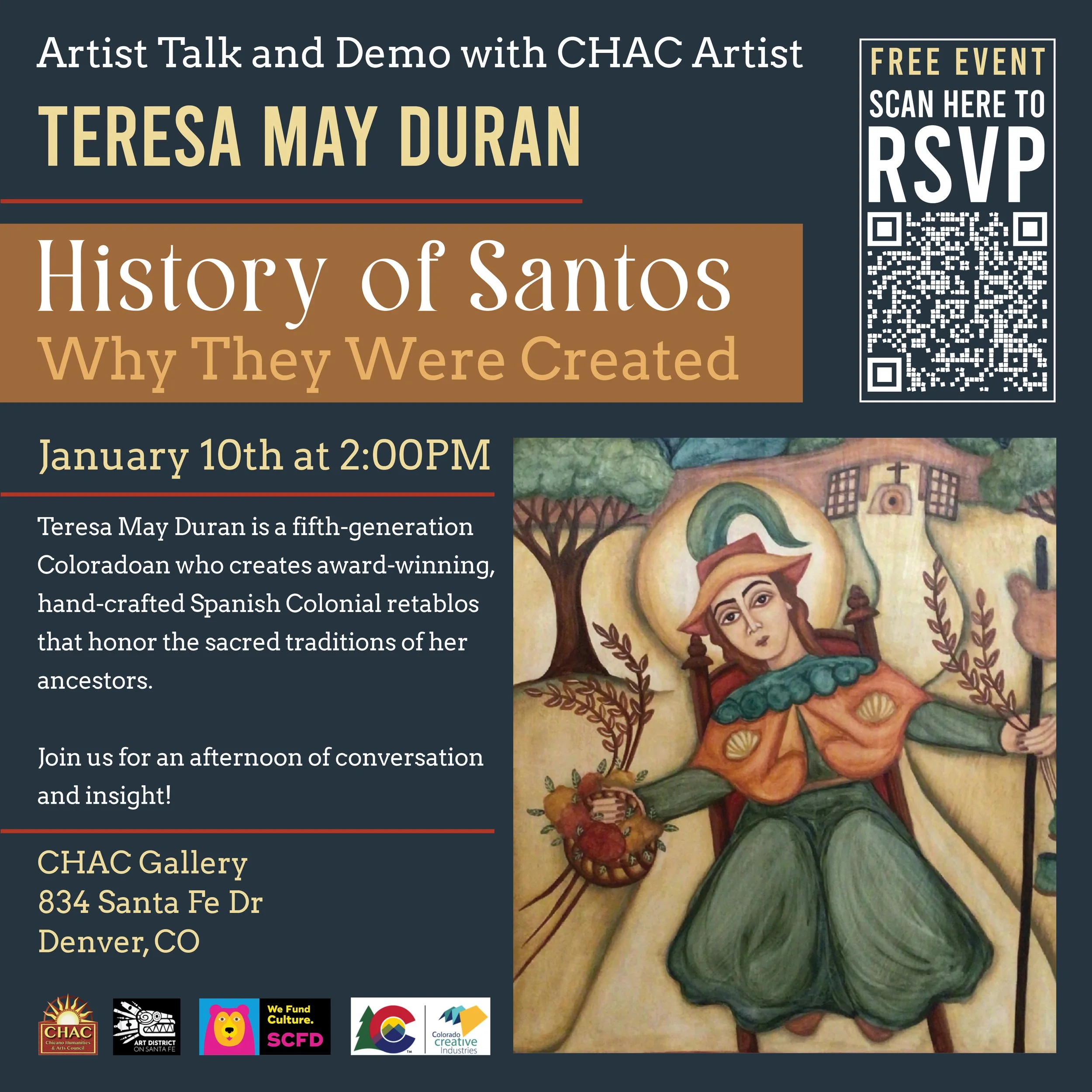 "Saints and Santos: Picturing the Holy" Artist Talk