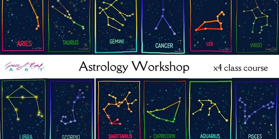 Beginner Astrology Workshop | Grace Noel Art