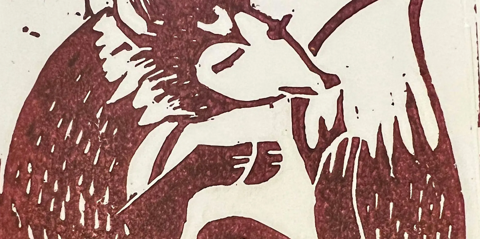 Woodland Critter Printmaking Art Class | Grace Noel Art