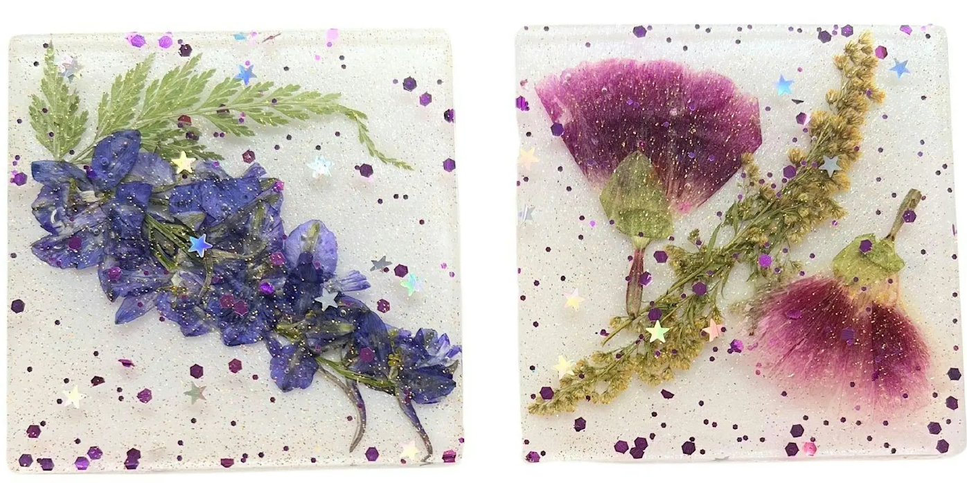 Flower Coaster Creation Class | Grace Noel Art