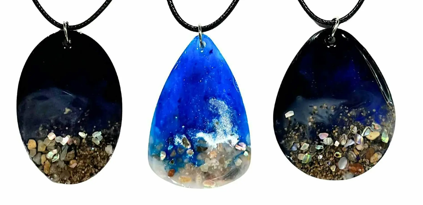 Ocean Pendant Jewelry Workshop with Grace Noel