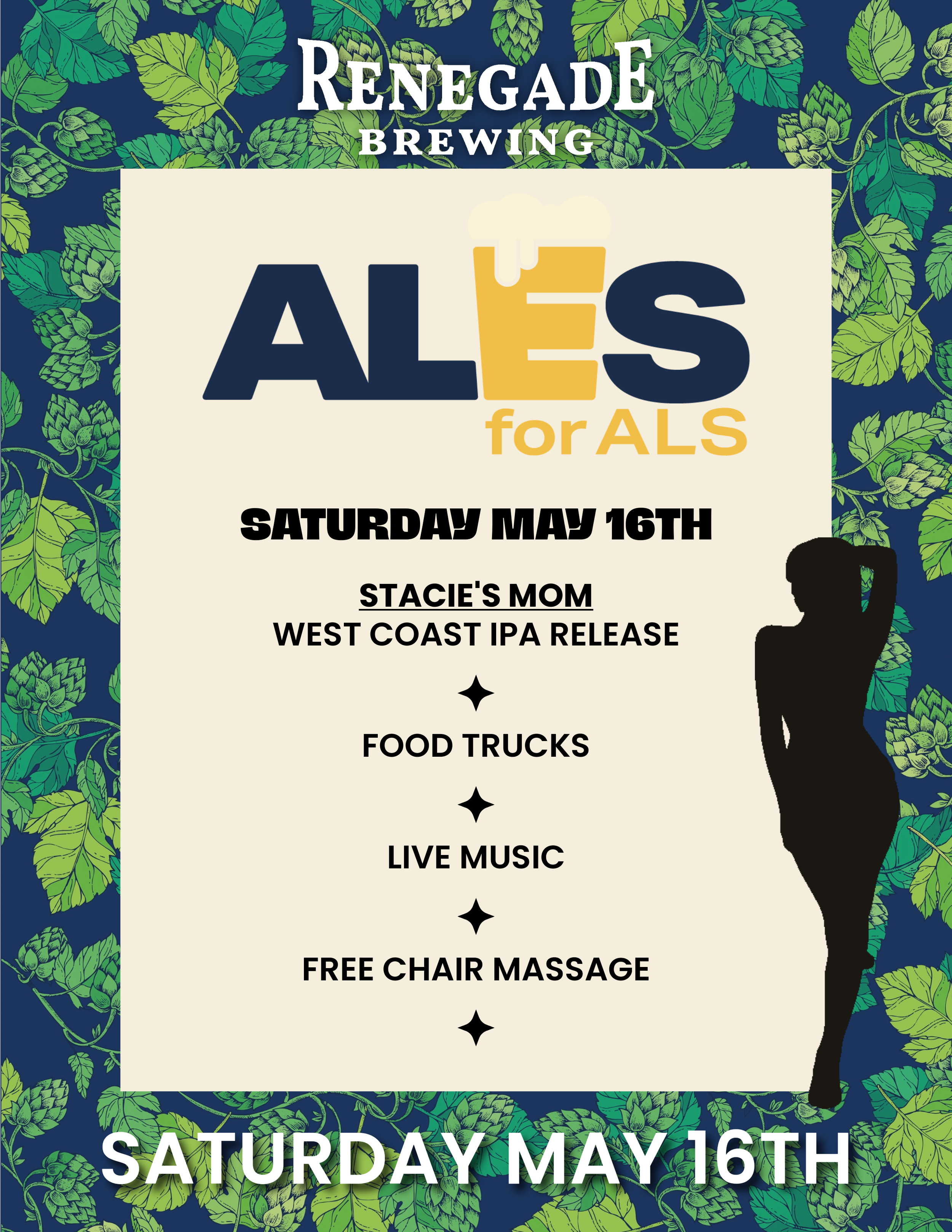 Ales for ALS Release Party at Renegade Brewing!
