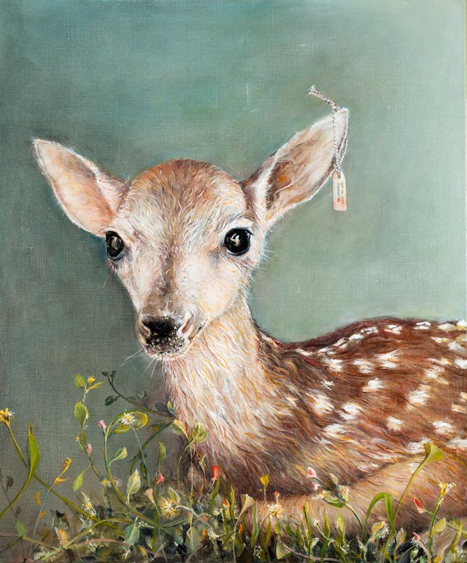 “Menagerie II,” paintings by David E Clark at Artists on Santa Fe Gallery