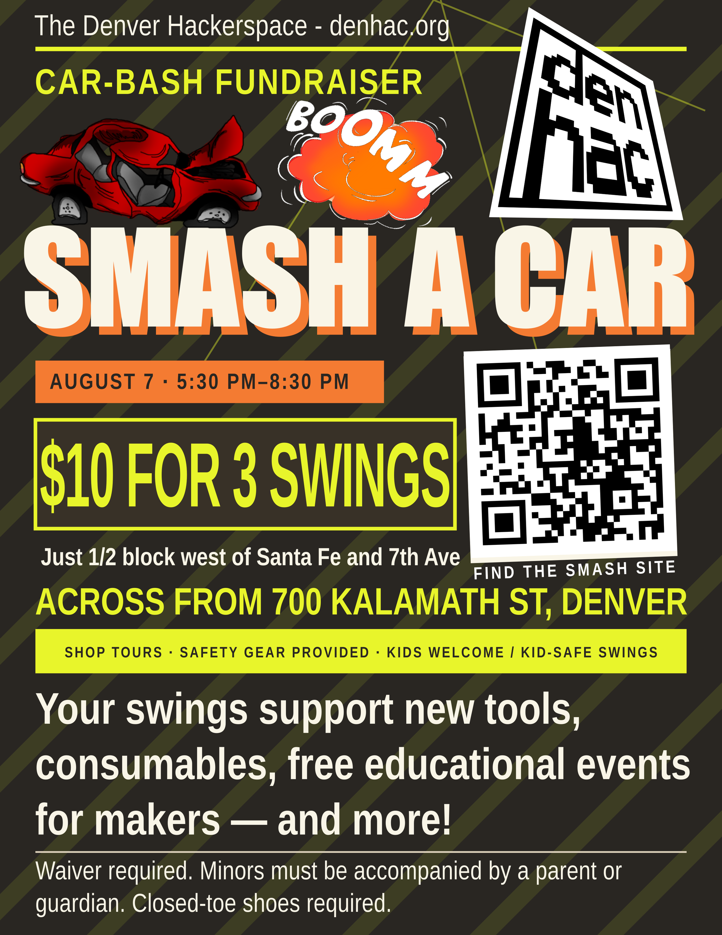 CAR BASH at denhac