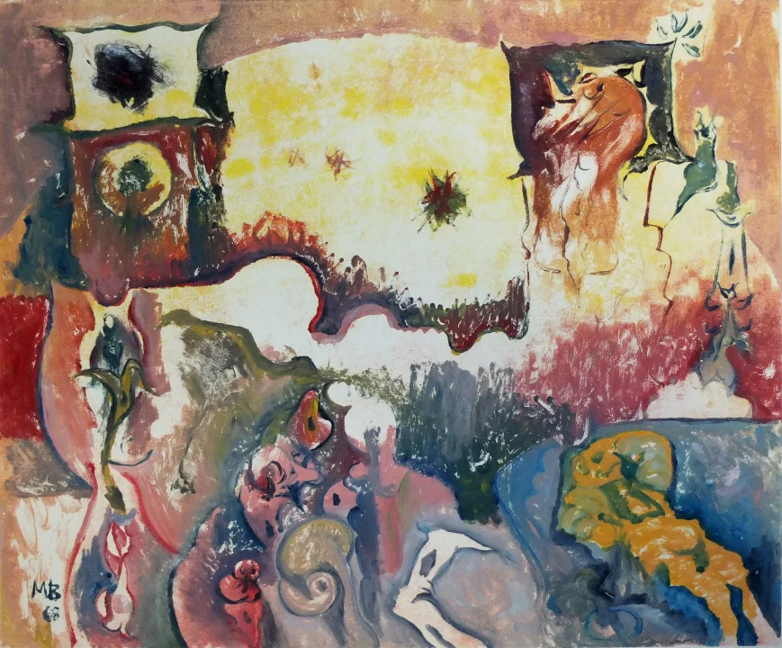 Landscape with Figures and Forms. 1968.