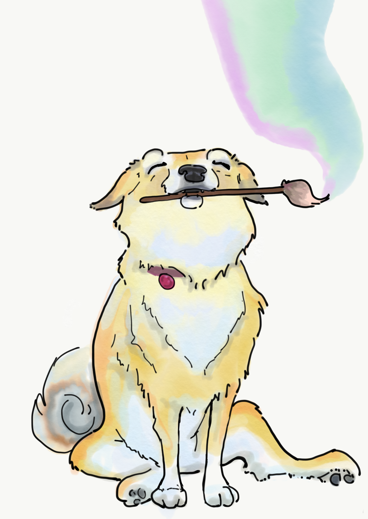 Painter Puppy