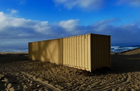 Manhattan Beach Bike Path Lone Container Morning Light.jpg