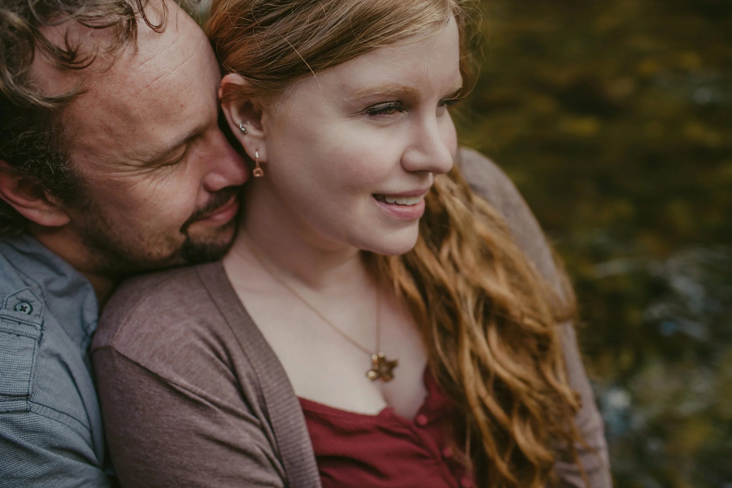 My then-fiance & I on our anniversary in 2017 Looking Glass Falls in Brevard, North Carolina. photography courtesy of Mabyn Ludke Photography