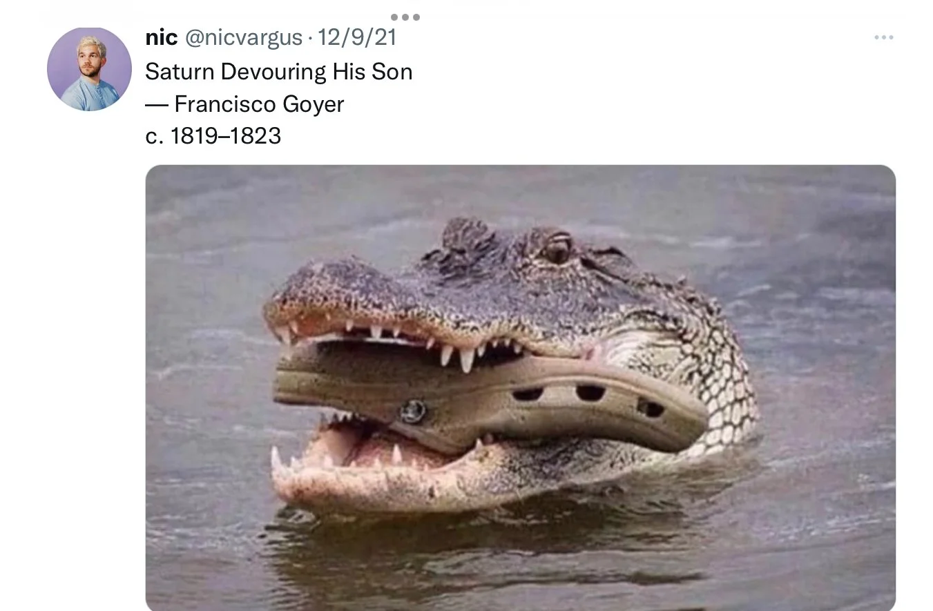 A Croc and a Croc—More Twitter Prompts