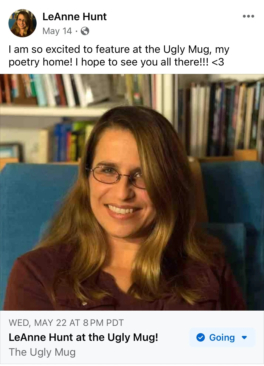 Featuring the Ugly Mug tomorrow night 8pm!!! And Prompts!