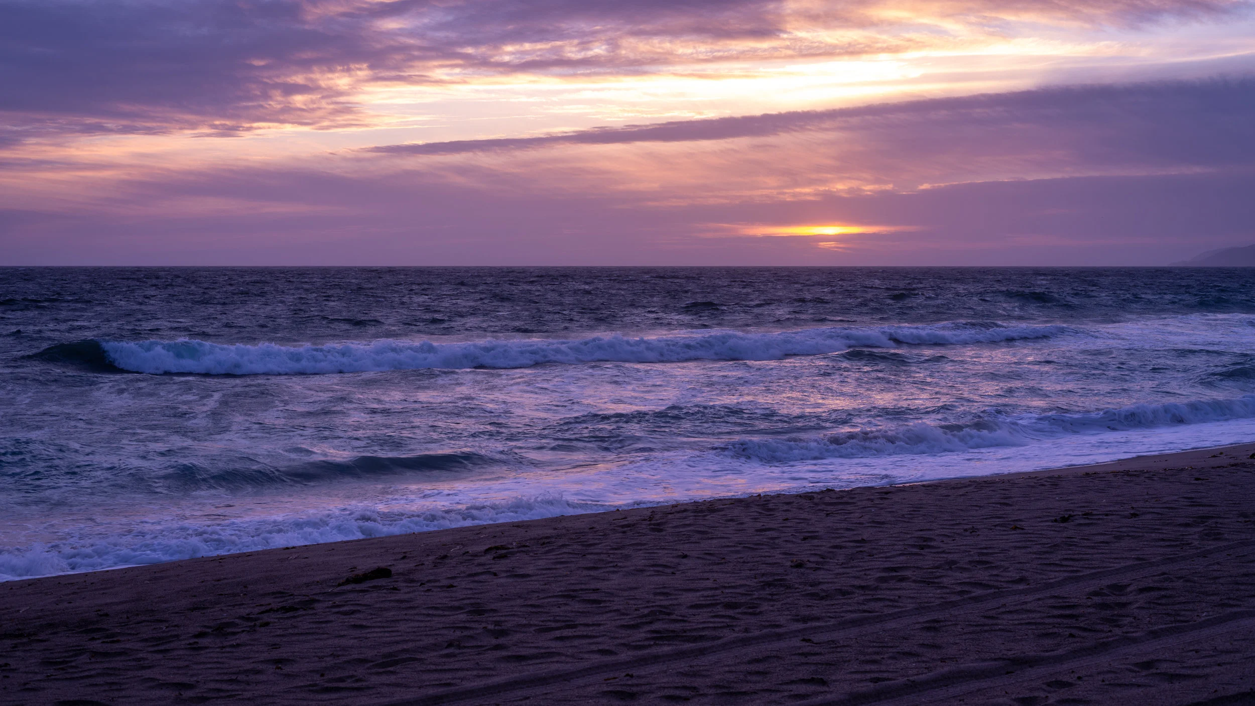 Point Dume in Magenta