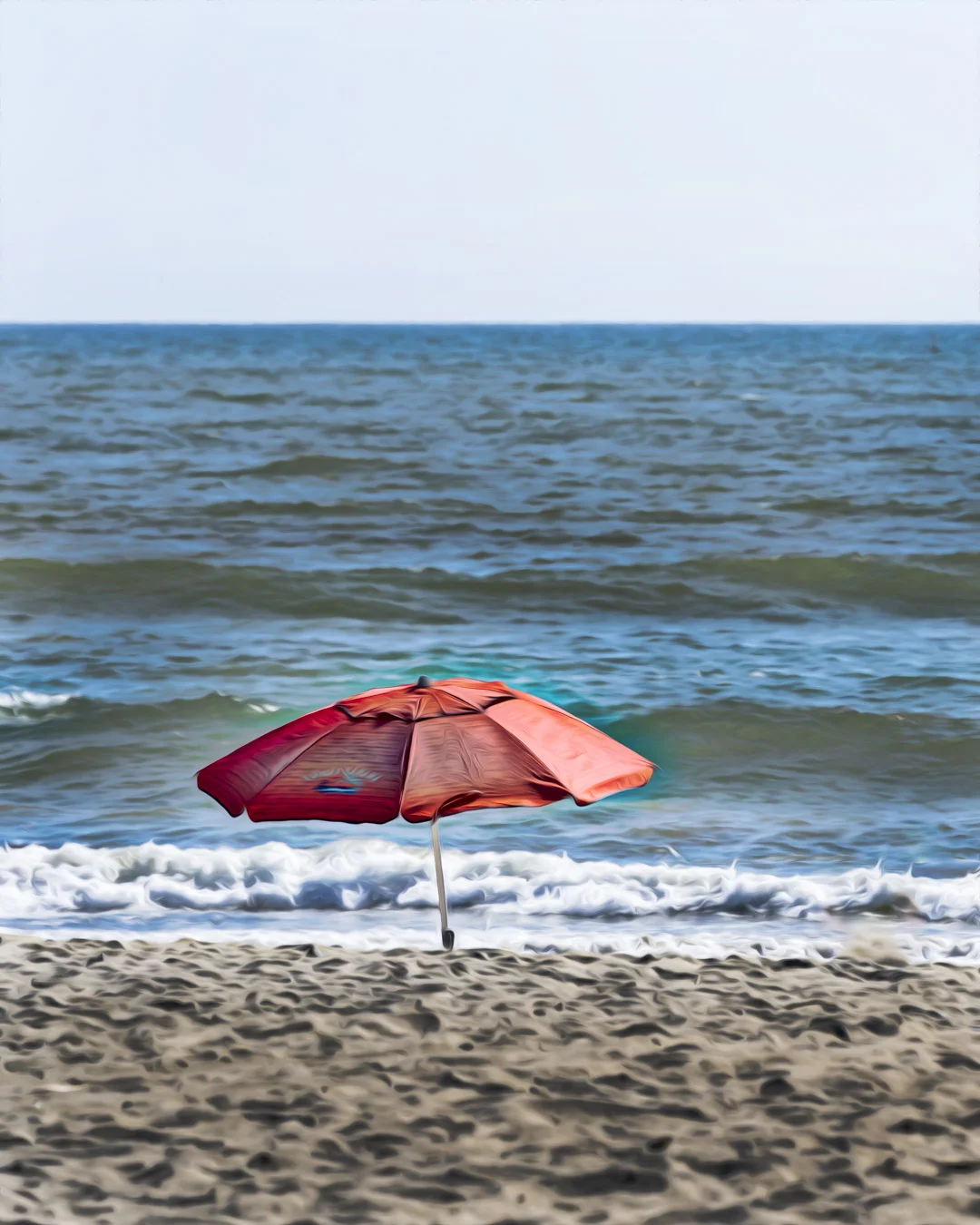 Beach Umbrella in Oil.jpg