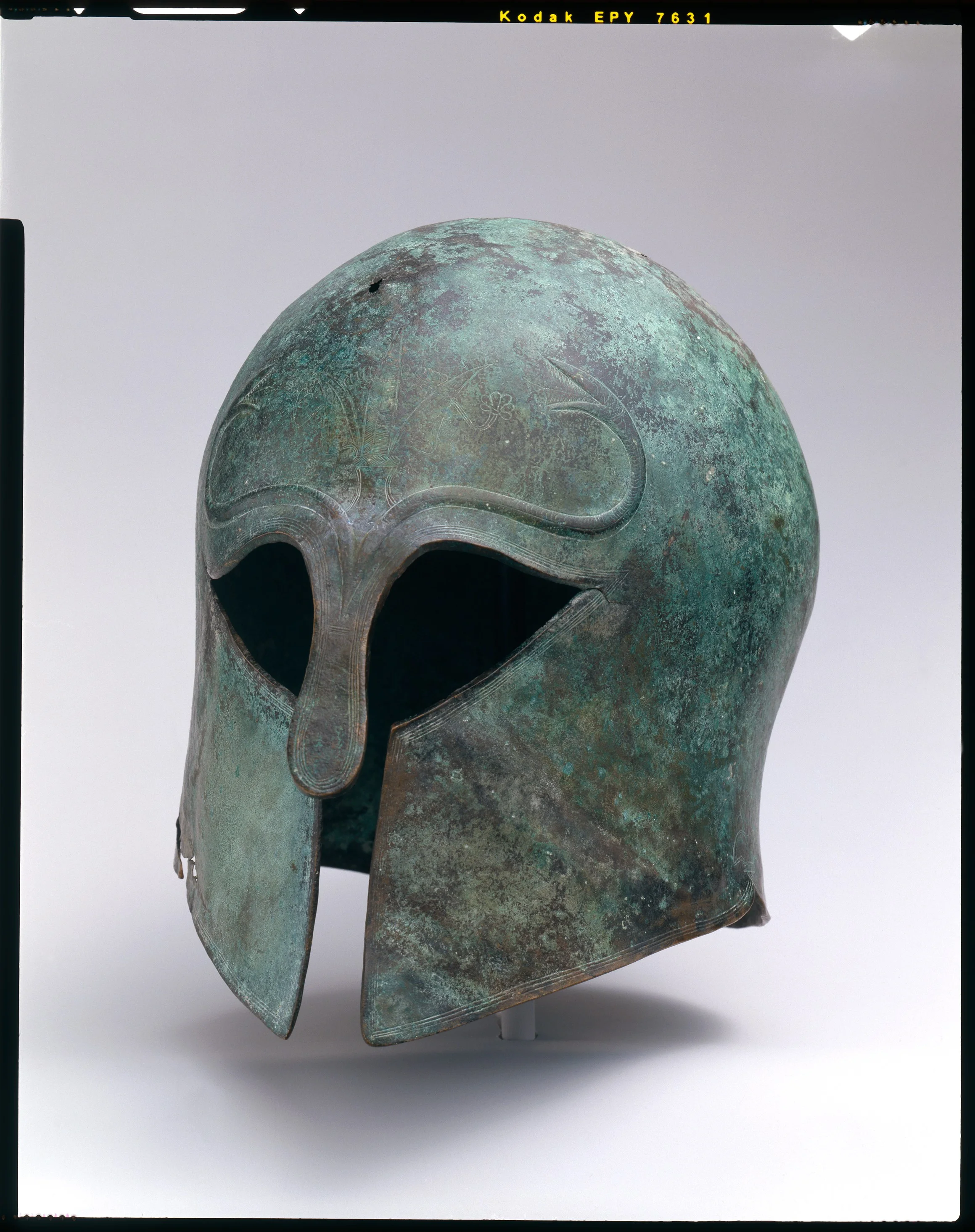 600-575 BC Century Bronze Corinthian Helmet - Metropolitan Museum