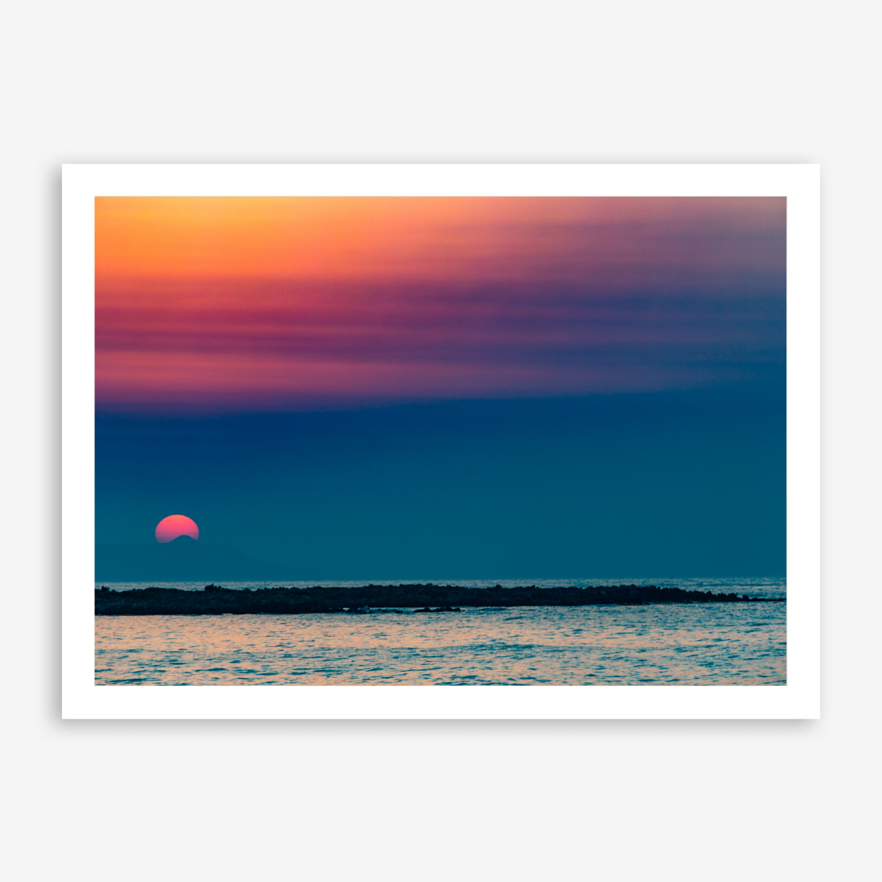 Sun goes down