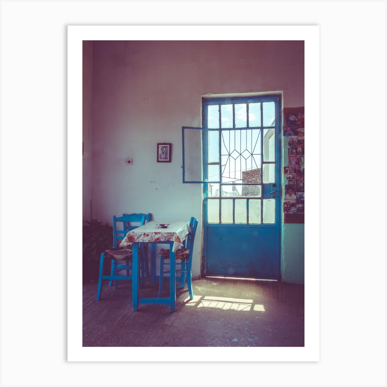 Greek kafeneion in Crete