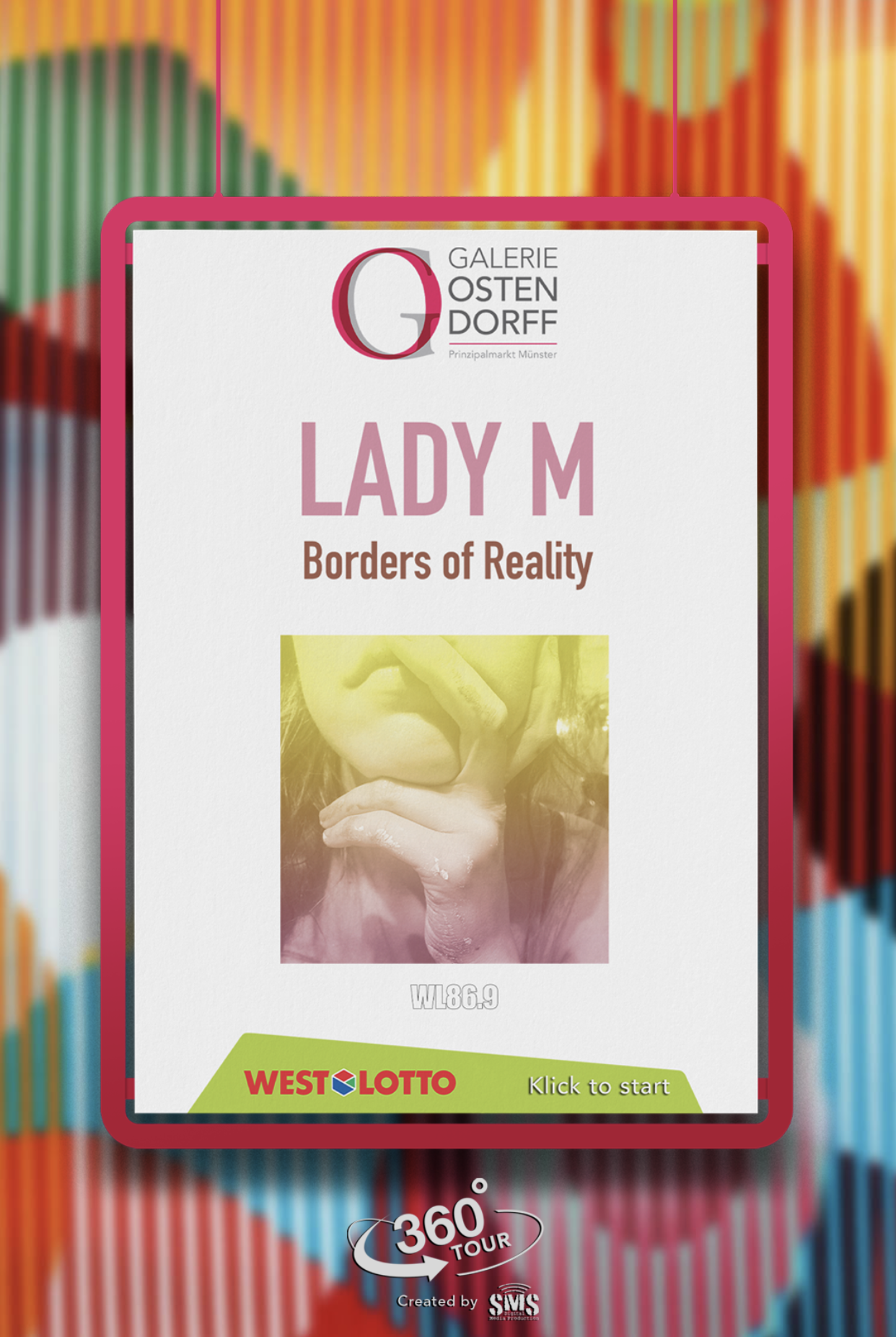 "Borders of Reality" Exposition solo Lady M à la fondation WestLotto - MÜNSTER - ALLEMAGNE 