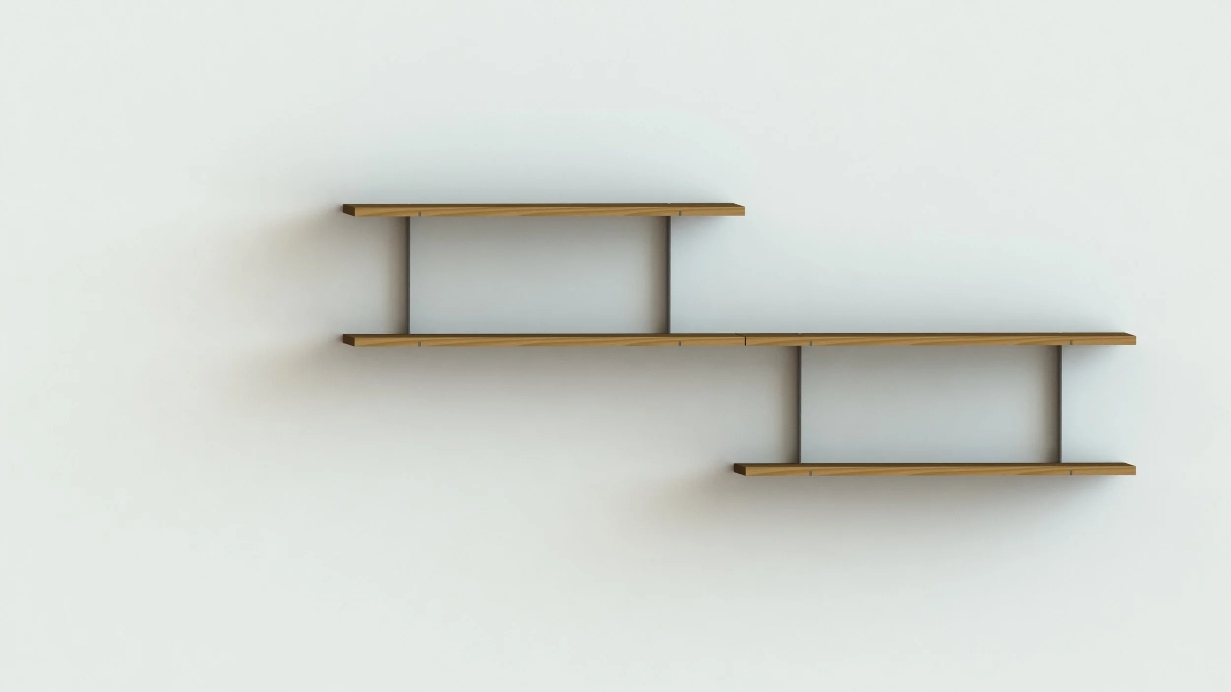 Modular Shelves by Studio Westerwoudt  | Floating Modular Shelving system