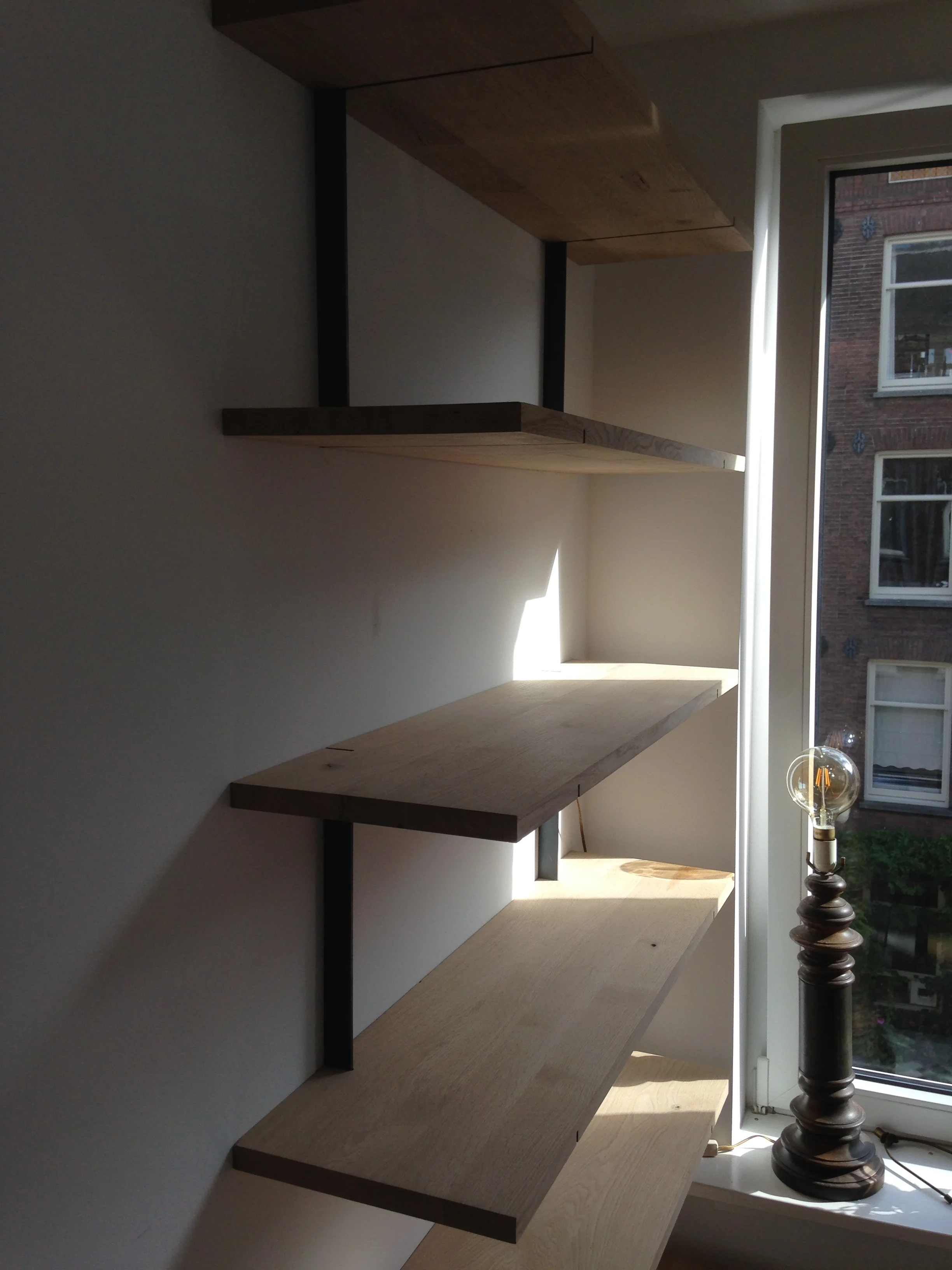 Modular Shelves by Studio Westerwoudt  | Floating Modular Shelving system