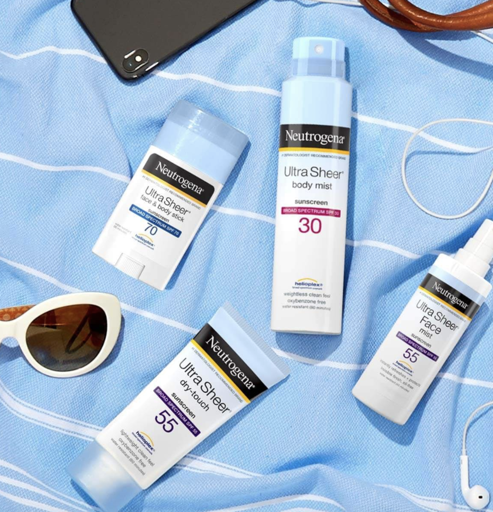 Neutrogena - Ultra Sheer Sunscreen Line