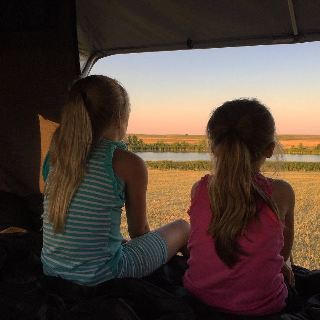  Watching the wildlife around the lake 