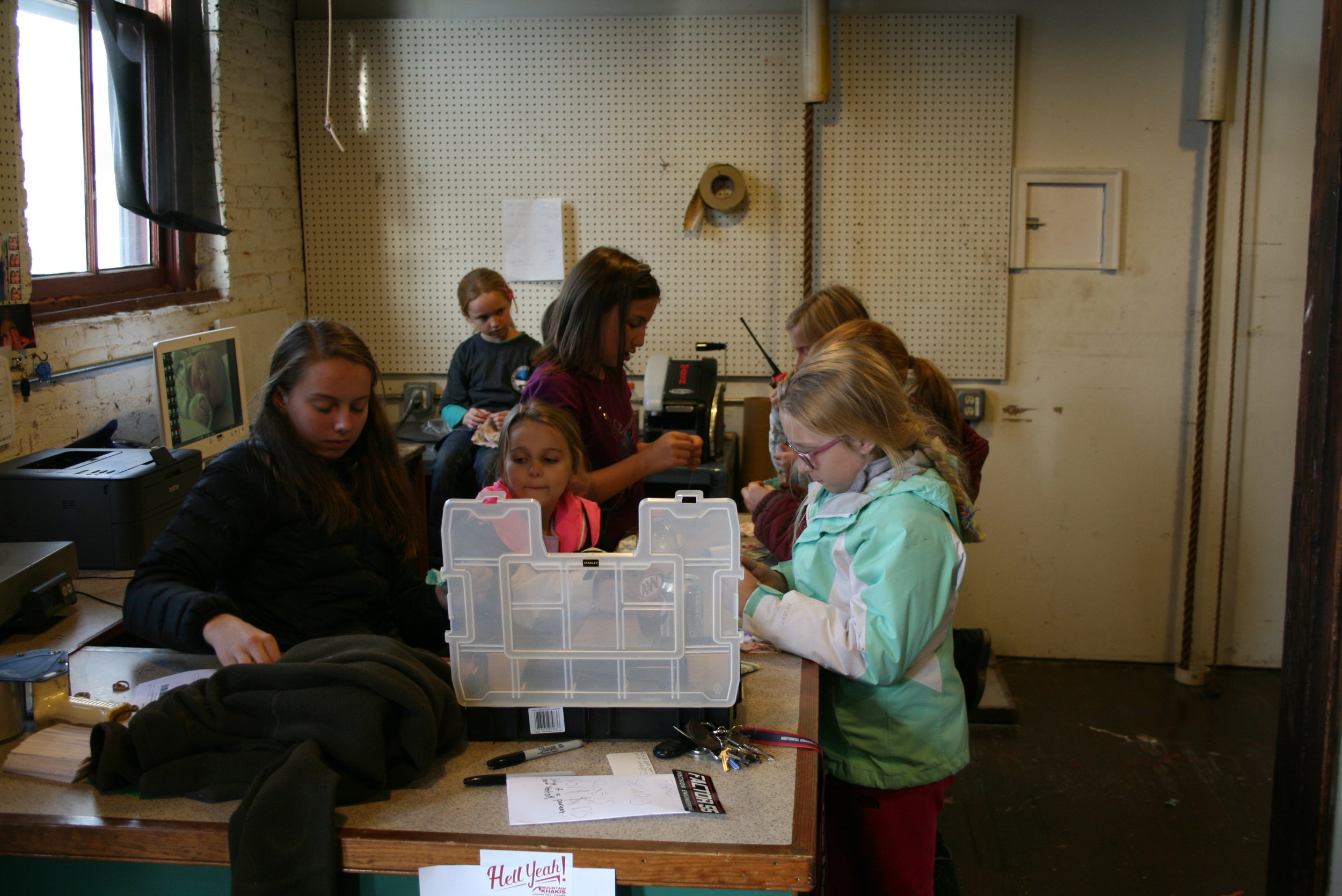  Every year the girls all get together and make wallets to sell at the Blue Ridge Overland Gear "Overlander Flea Market". 