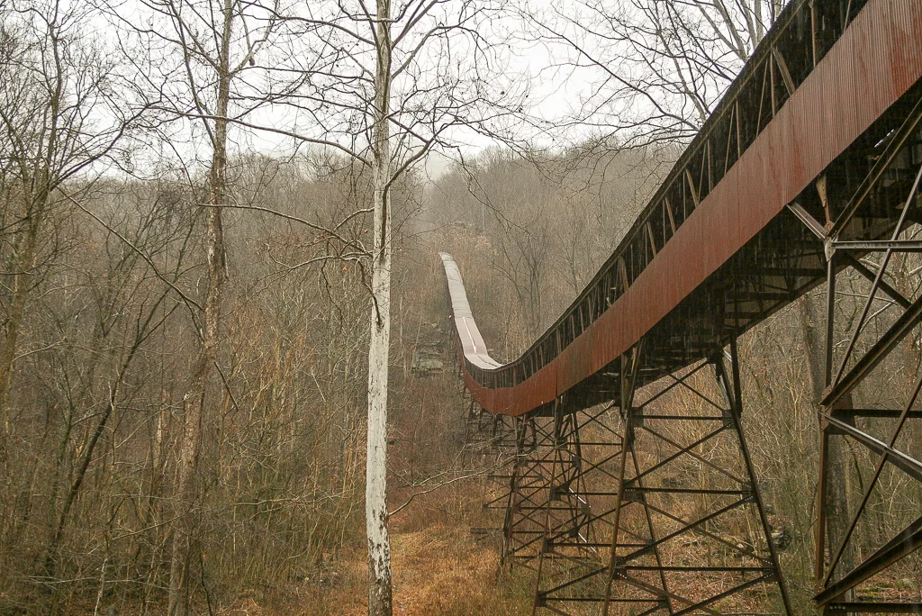 Coal conveyor at Nuttalburg Mine