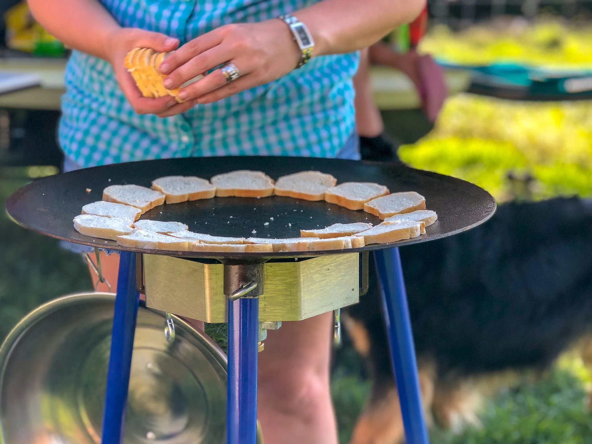 Bruschetta on the Skottle