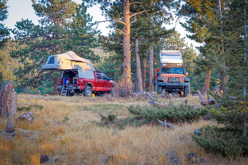 Camp in the Rockies