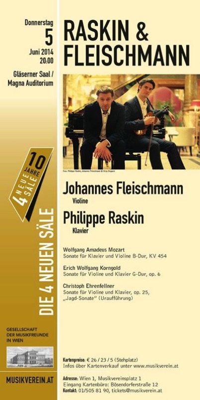 The flyers for the concert.