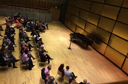 Some of the audience before the concert starts ...