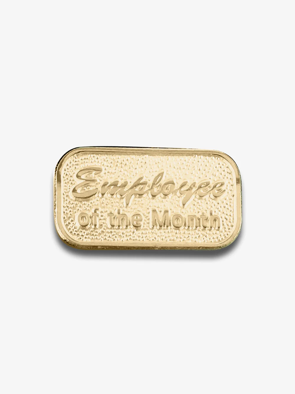 Gold plate lapel pin 