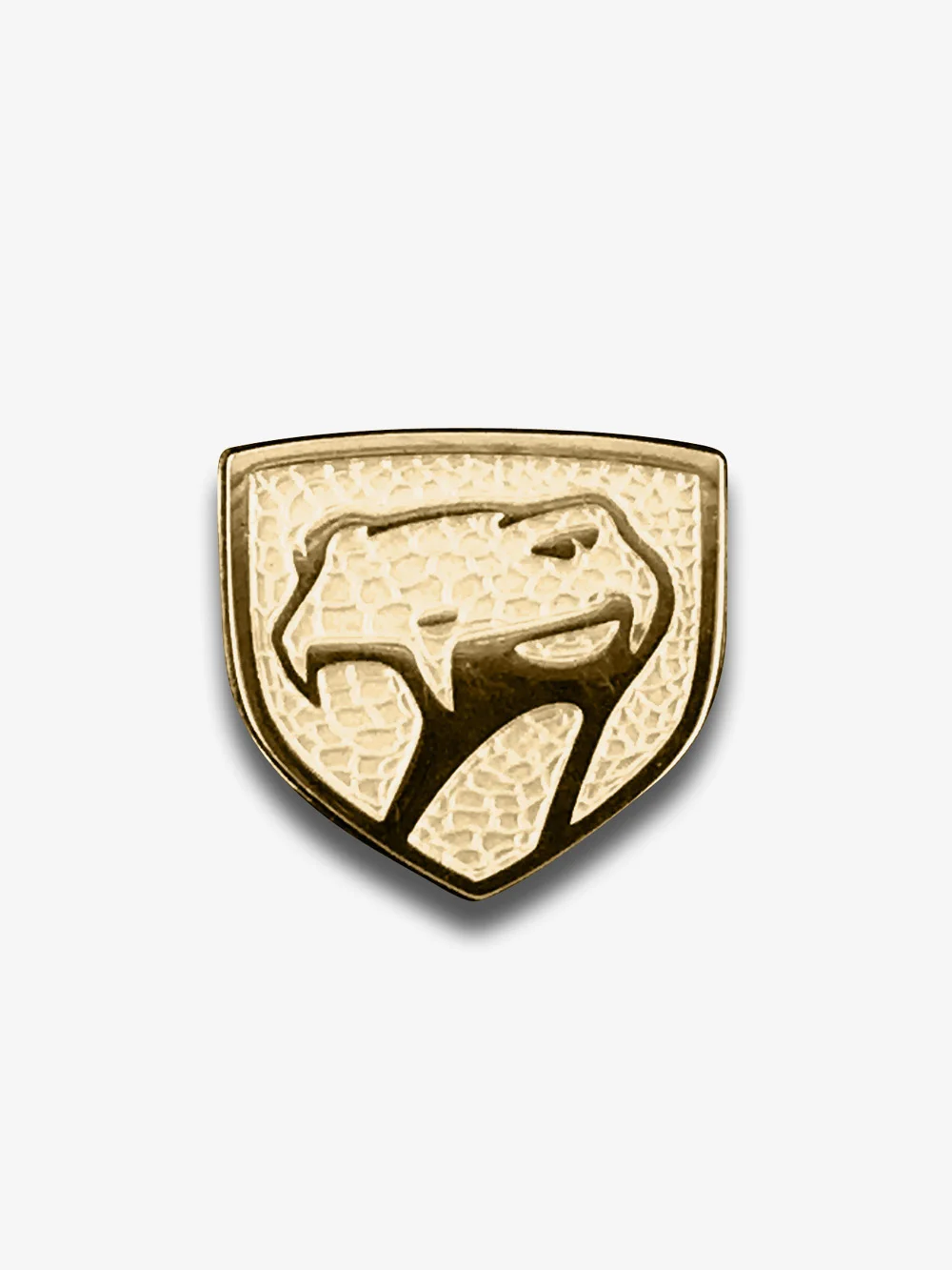 Gold plate lapel pin 