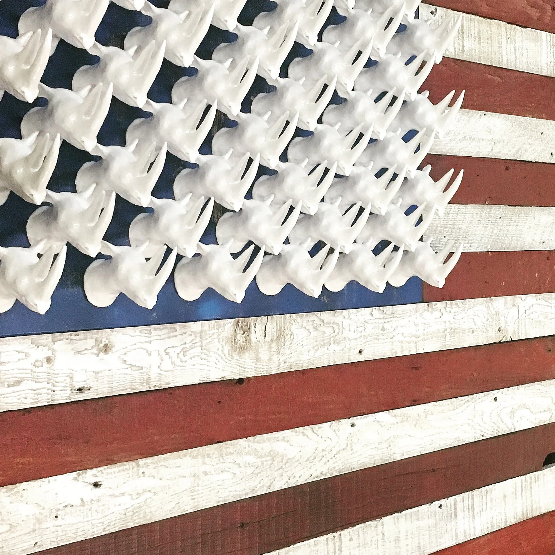 Rhino American Flag 42" x 80"