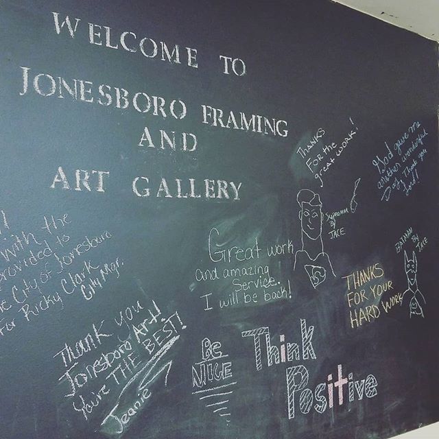 Visit us at 251 North Main Street in Jonesboro Georgia and sign our wall #art #blackart #painters #visualarts #thinkpositive #benice #framing #artgallery #jonesboro #atlanta