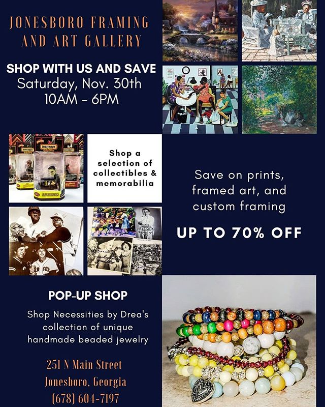 Shop with us this weekend and save on prints, framed art, custom framing, collectibles, and more.
.
#smallbusinesssaturday #shoplocal #blackfriday