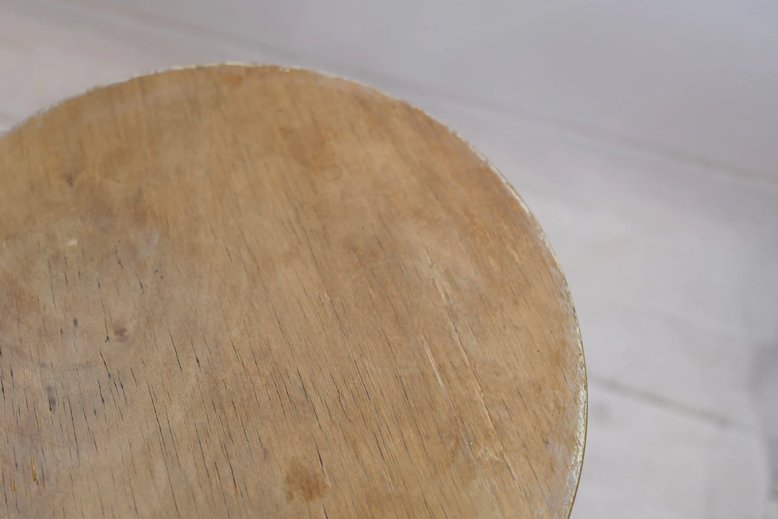 alvar aalto stool60 40's natural & painted marks with stamp — Ph.D.