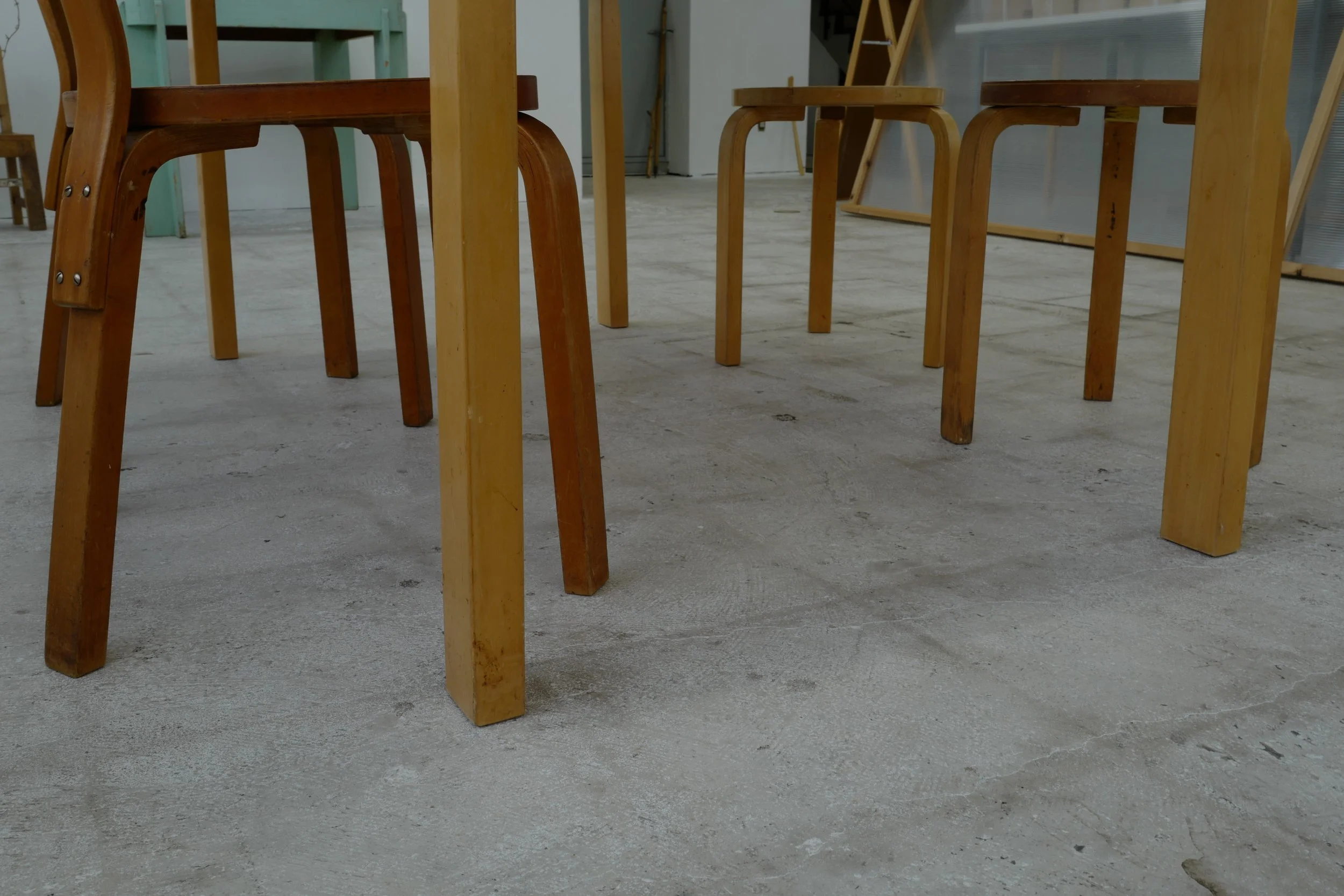 アアルト　ダイニング　飴色