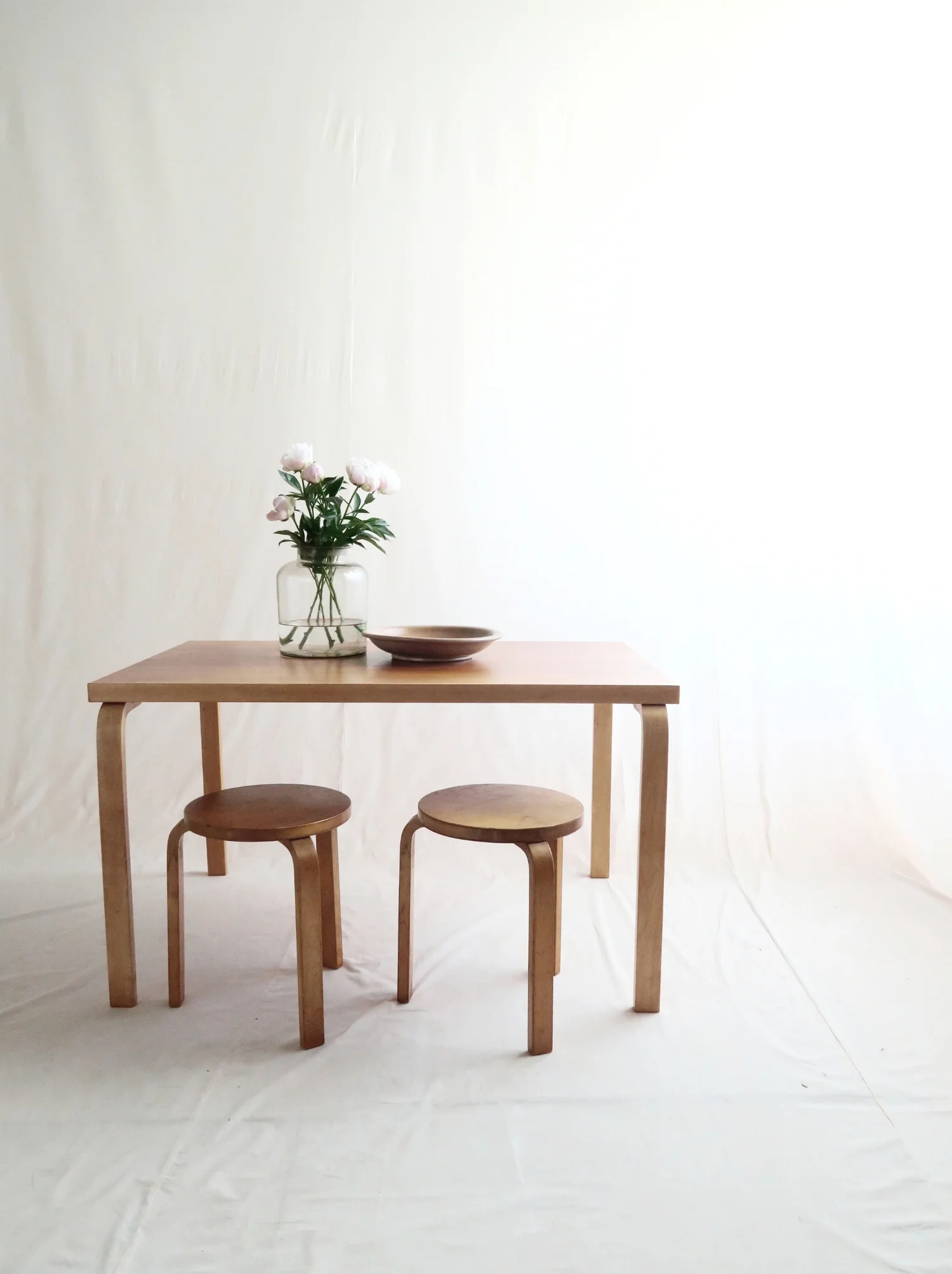 アアルト 40年代ヴィンテージ テーブル alvar aalto 40's painted table — Ph.D.