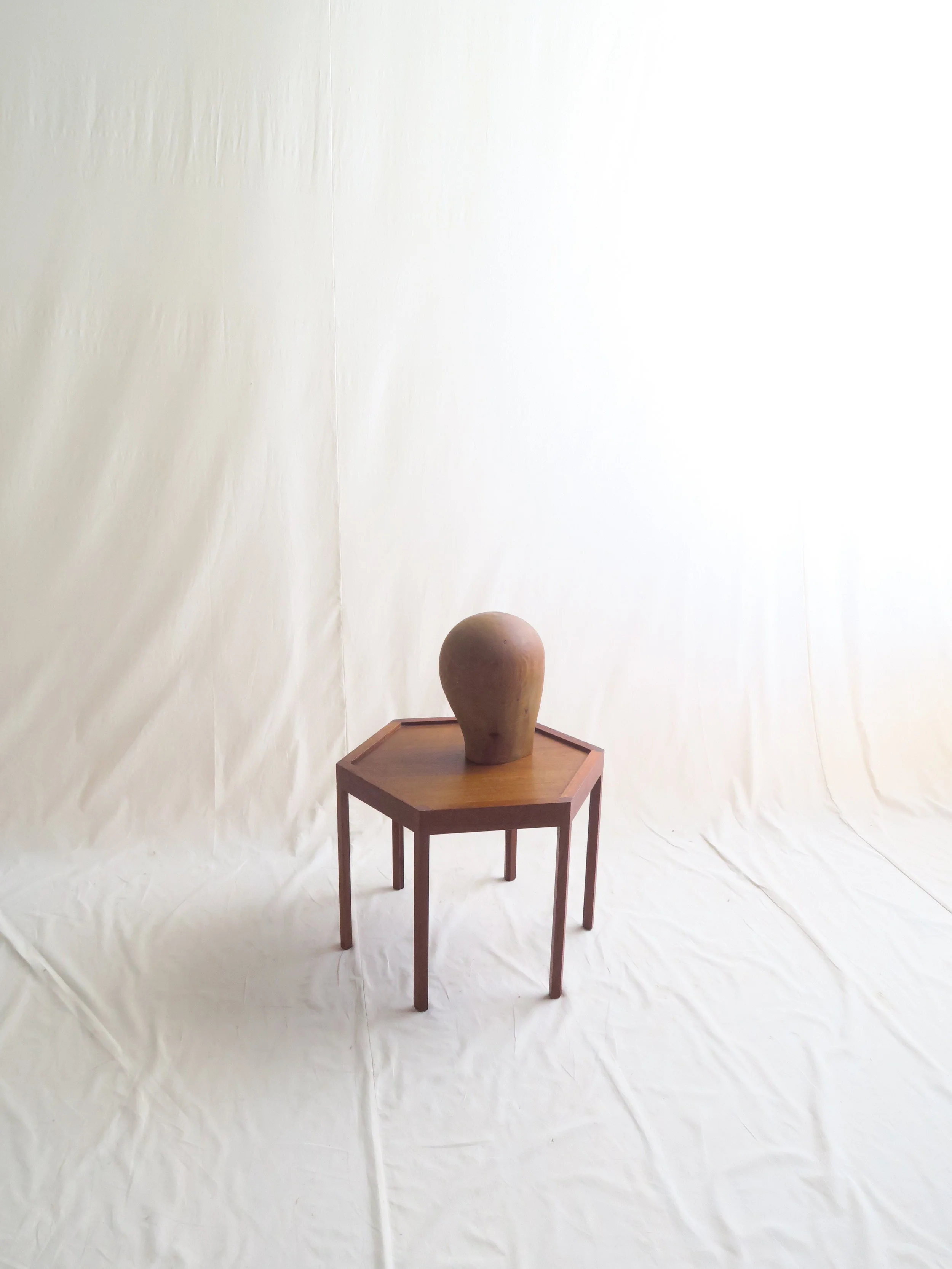 ヘッドトルソー　木製　什器