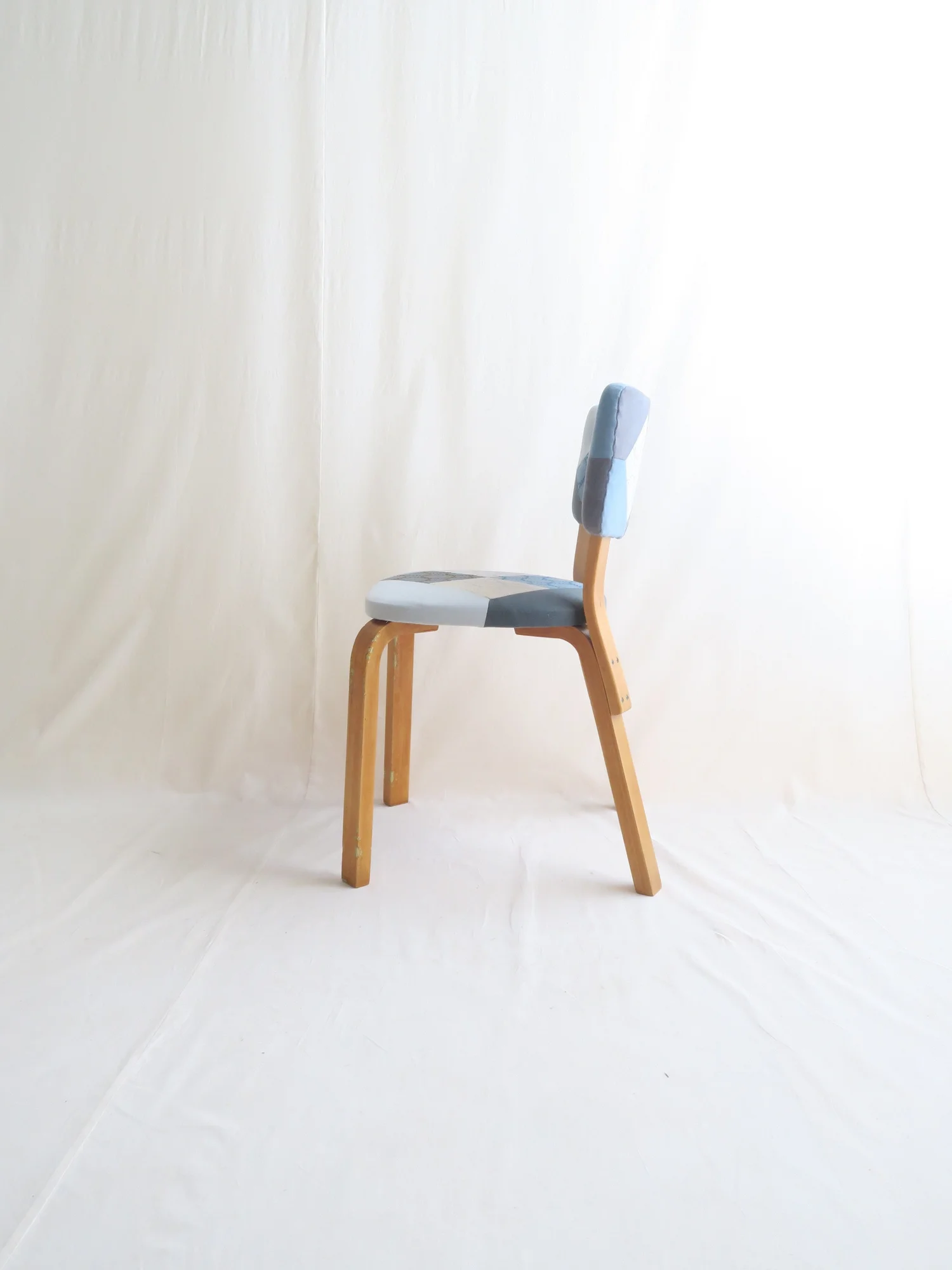 alvar aalto chair63 patchwork with minä perhonen dop — Ph.D