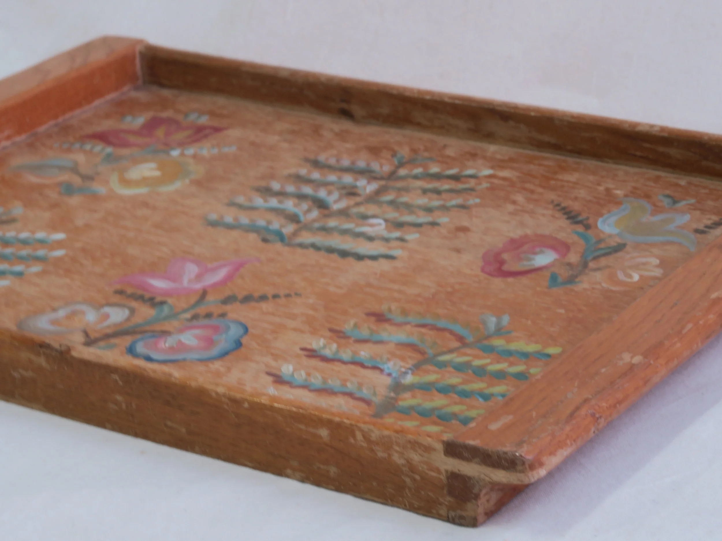 Aino Aalto Maija アイノ・アアルト　マイヤ　トレイ aino aalto maija tray with botanical painting 1940's — Ph.D.