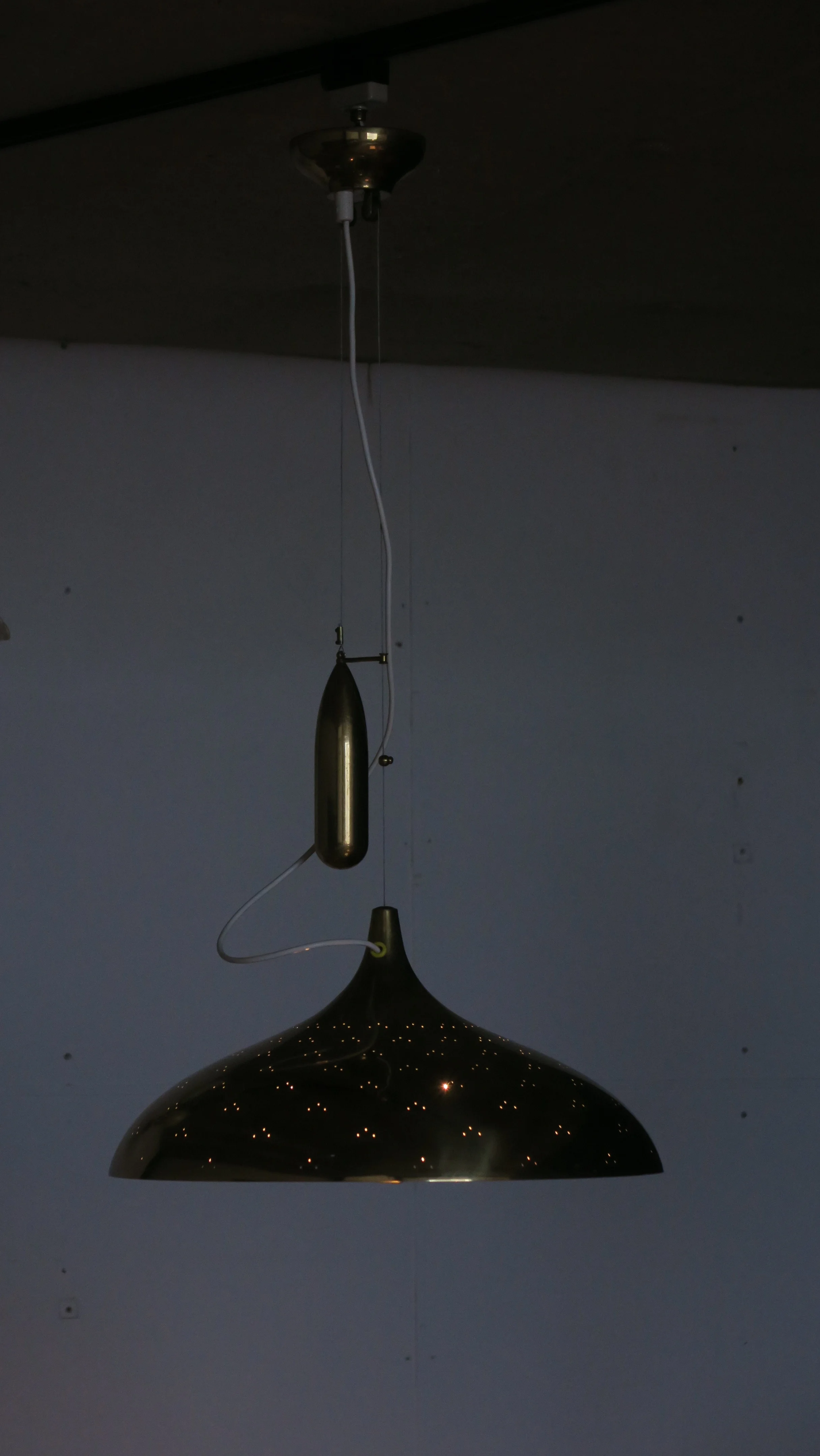 paavo tynell brass counter balanced ceiling light