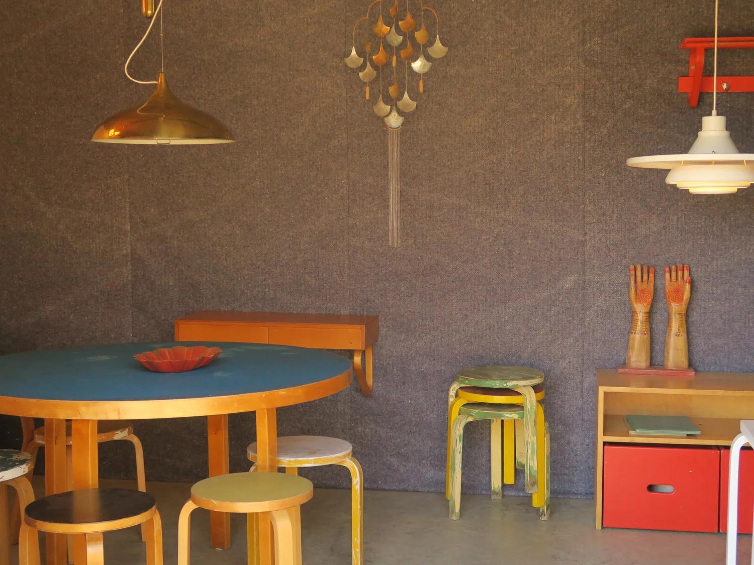 paavo tynell brass counter balanced ceiling light — Ph.D.