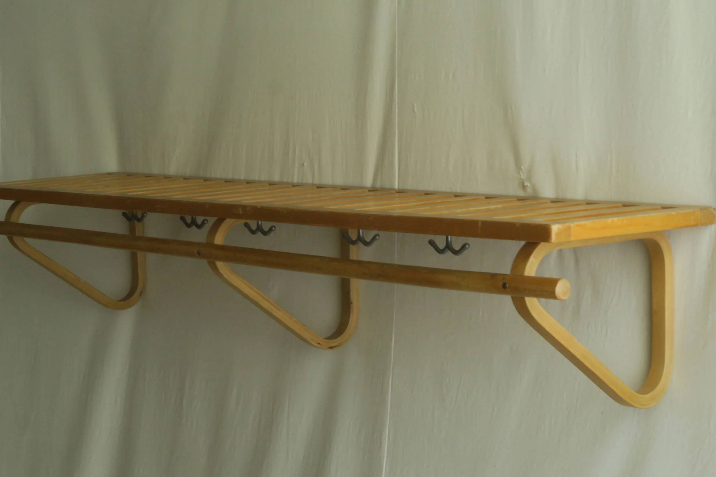 Alvar Aalto ヴィンテージ コートラック 50-60’s W120cm alvar aalto coat rack 1950's — Ph.D.