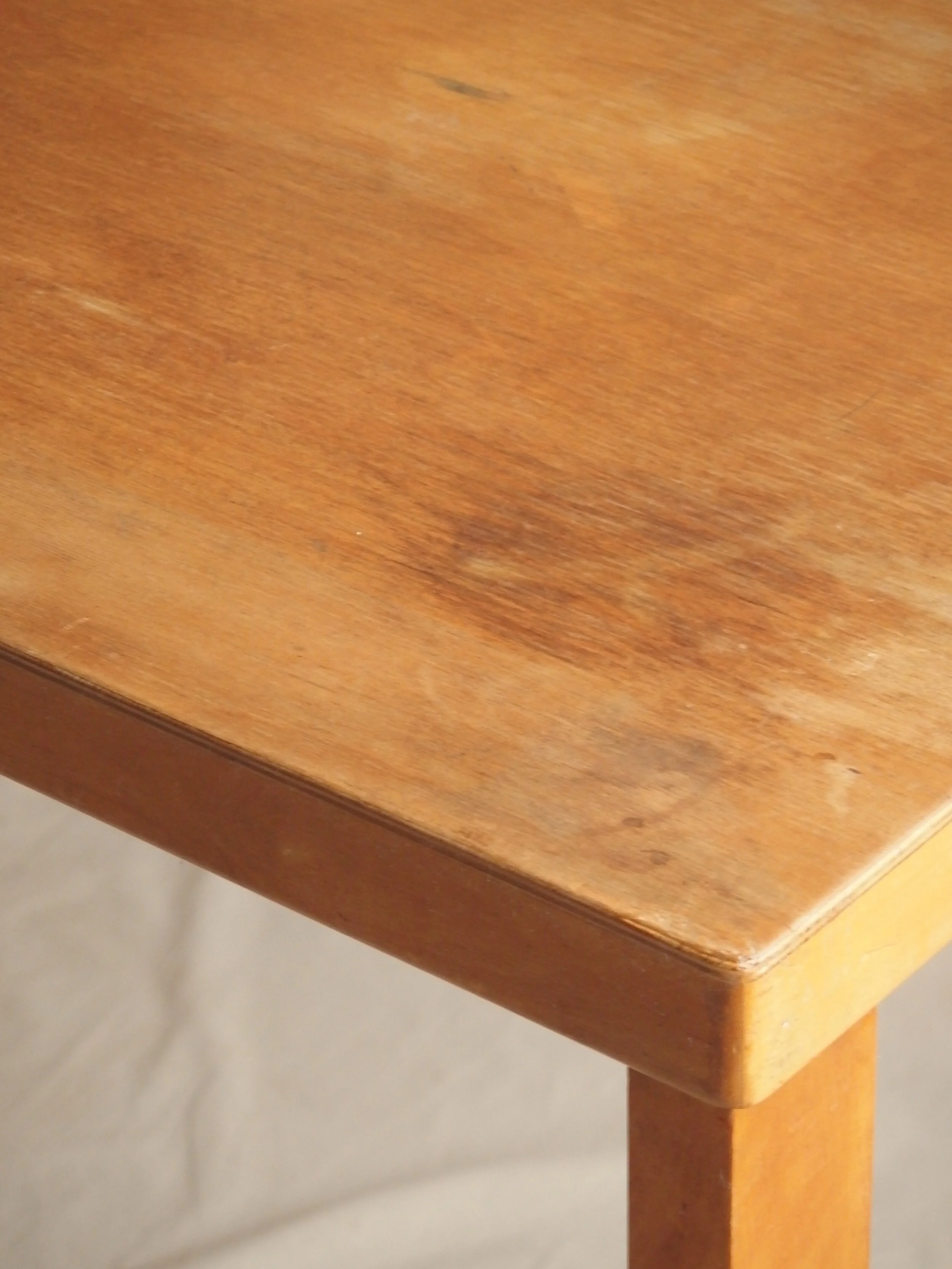 alvar &amp; aino aalto design straight table model 96