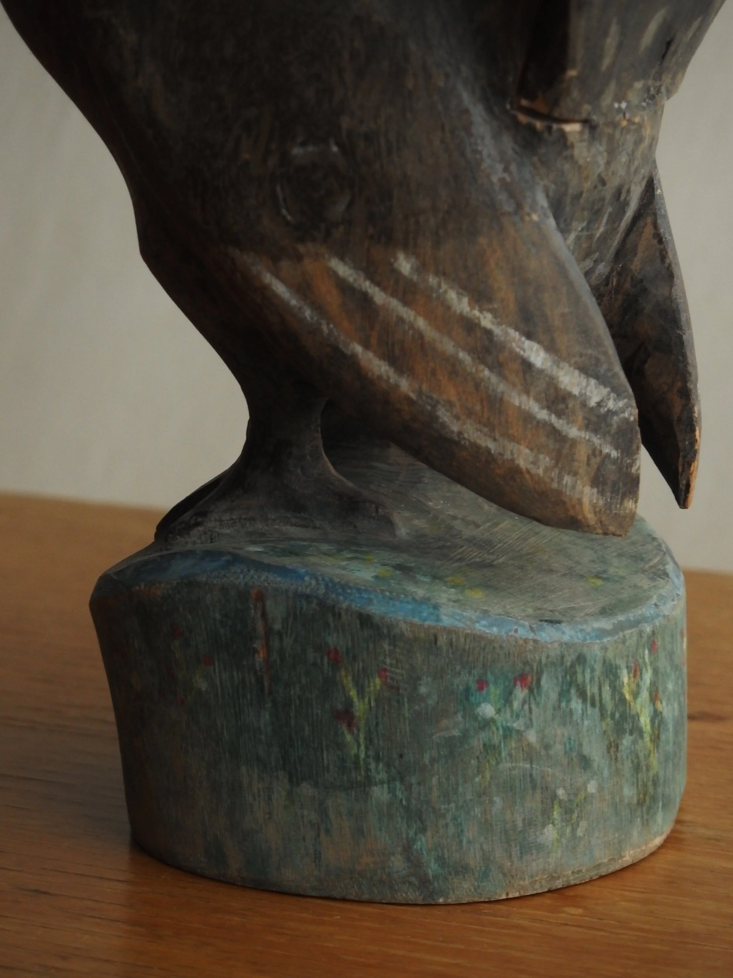 folk art wooden bird