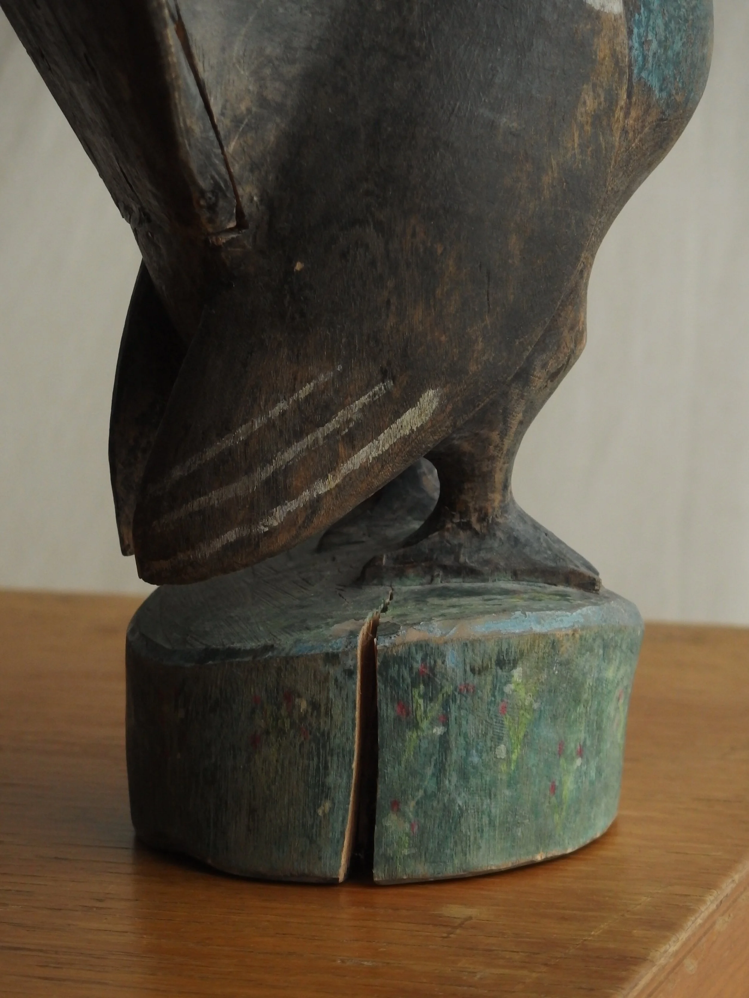 folk art wooden bird