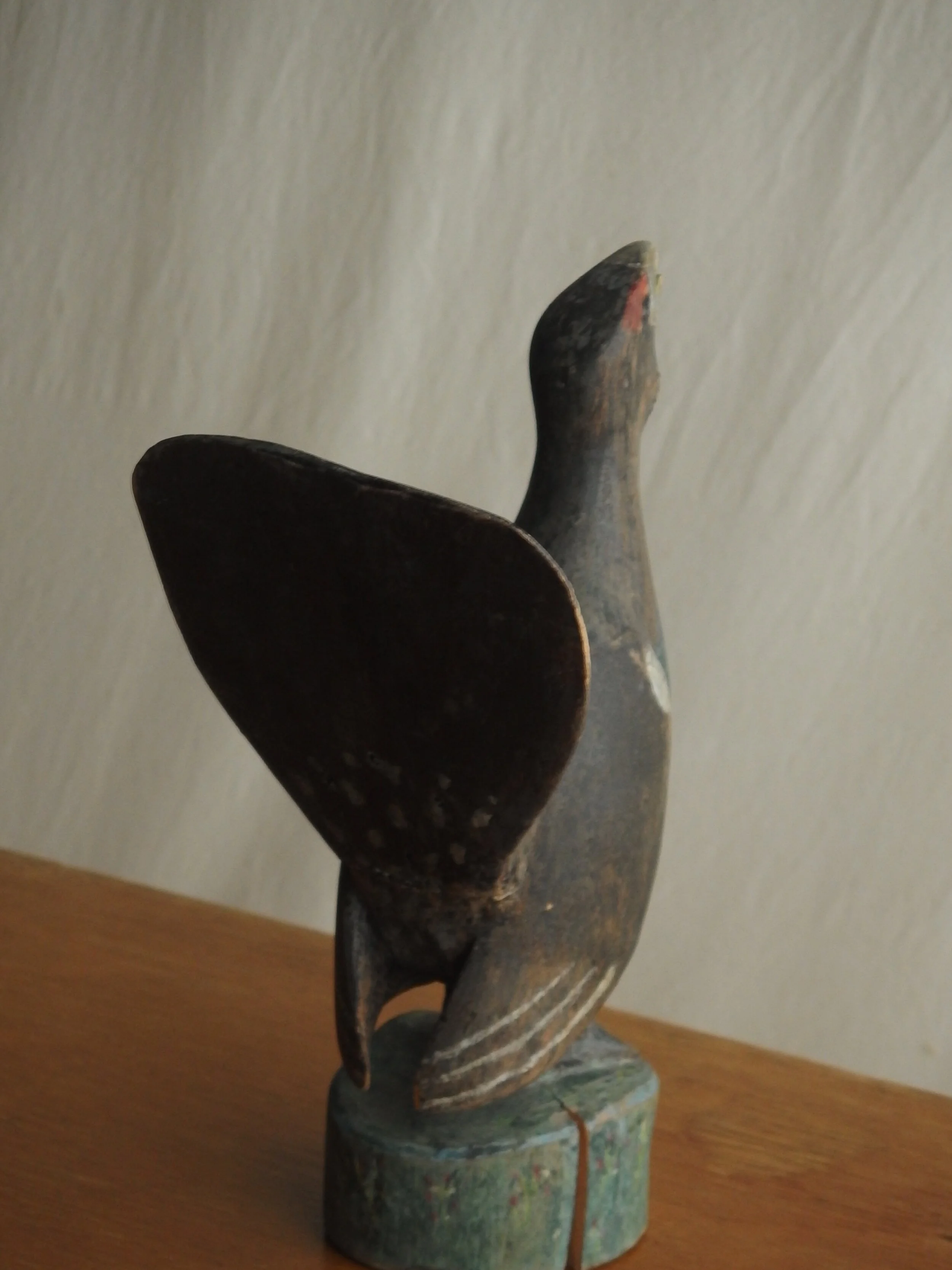 folk art wooden bird