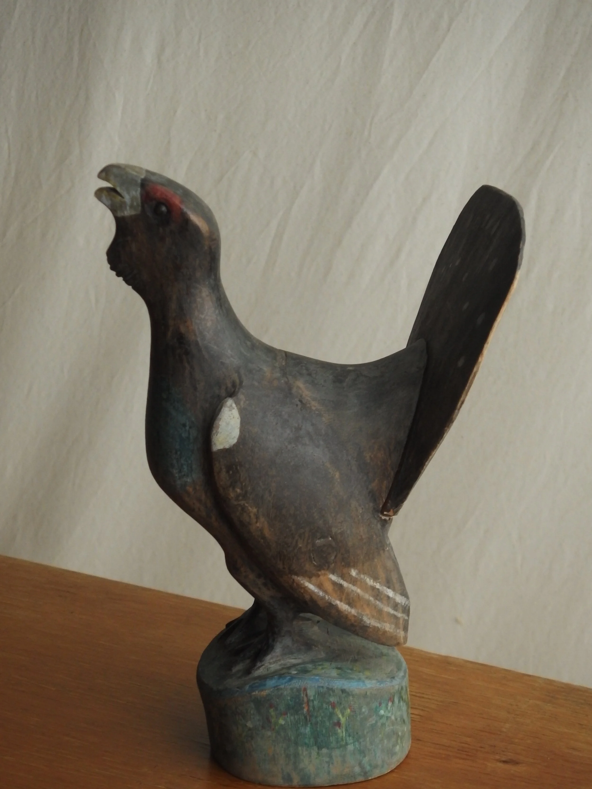 folk art wooden bird